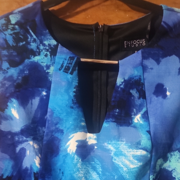 Enfocus Studio Blue Dress - Picture 3 of 4